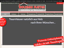 Tablet Screenshot of holzbau-fleiter.de